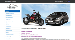 Desktop Screenshot of drivelux.ee