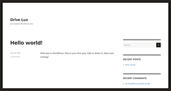 Desktop Screenshot of drivelux.com